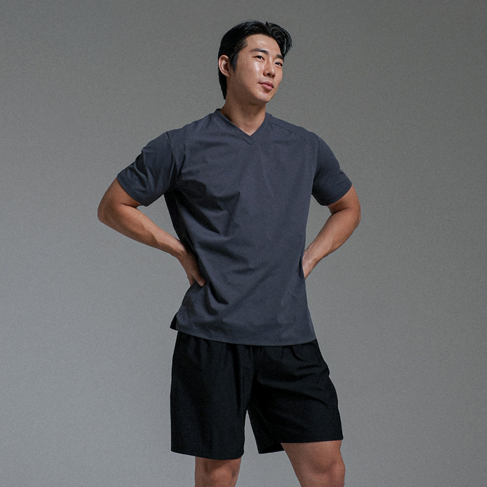 (M-6XL)<br>오먼드 Short T shirts <br><font color="#098a09"><B>*Select length (Basic,Long+6cm)</B></font>