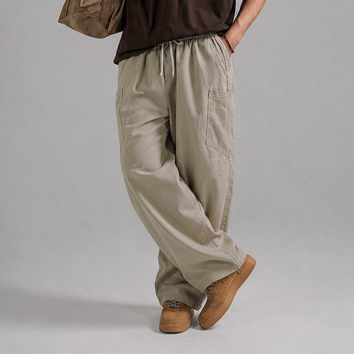 (L-7XL)<br>살비온 Semi-wide fit cargo-banding pants