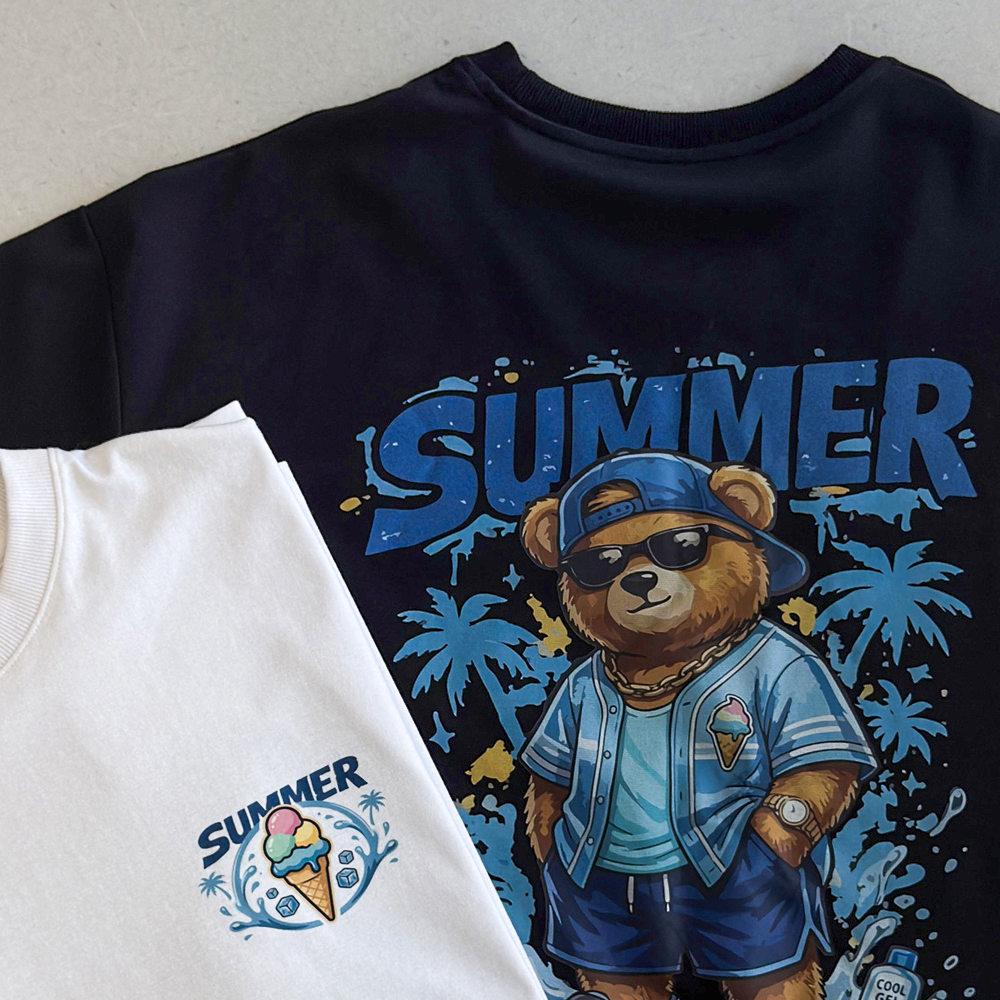 (L-7XL)<BR>썸머베어 Short T shirts