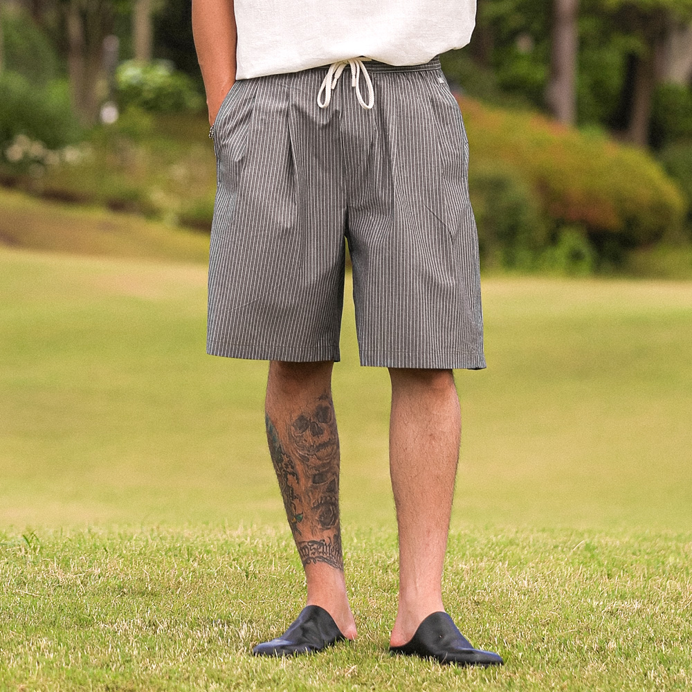 (L-7XL)<br>슬링키 Stripe Banding Shorts