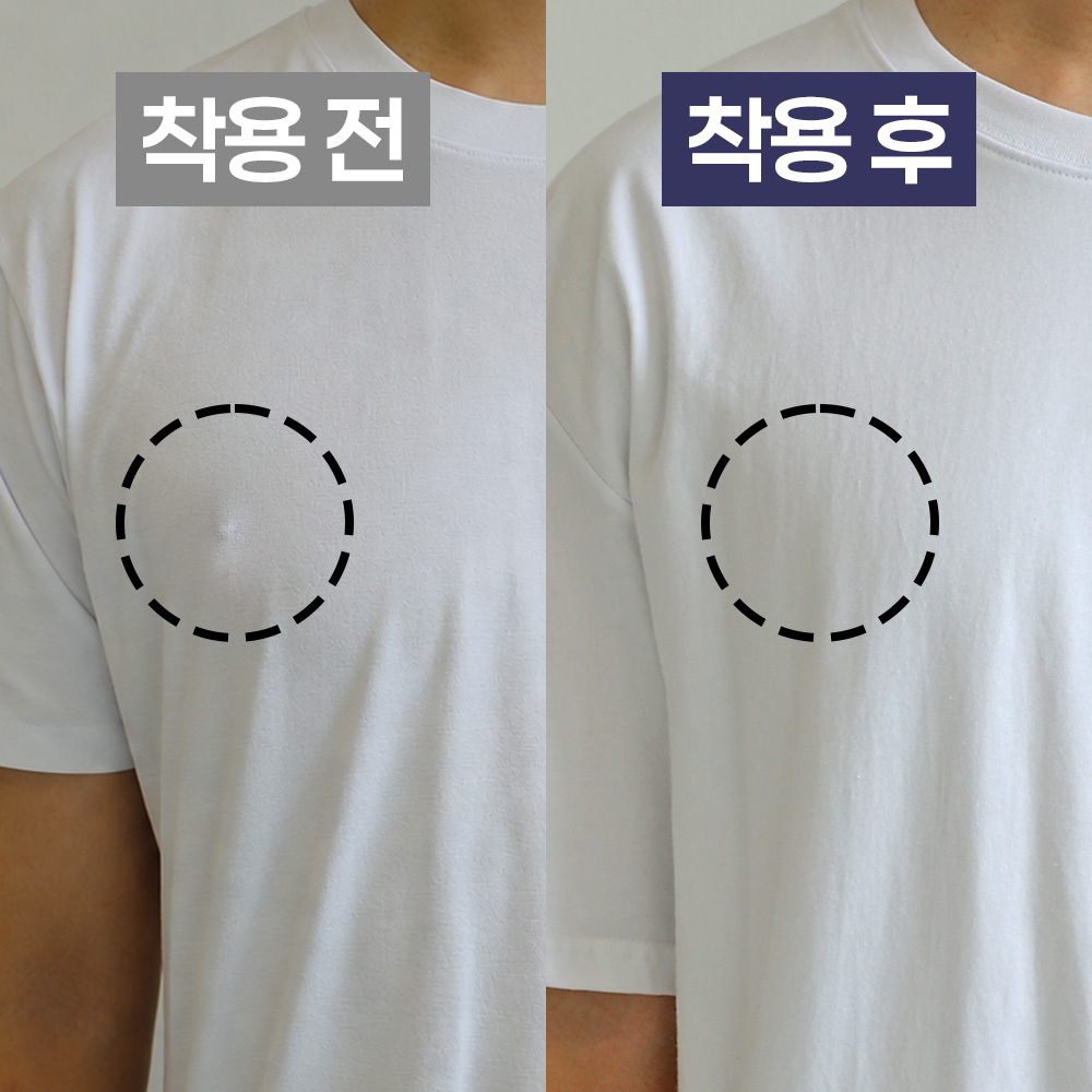 (L-7XL)<BR>팜크릭 covering the nipple Short T shirts