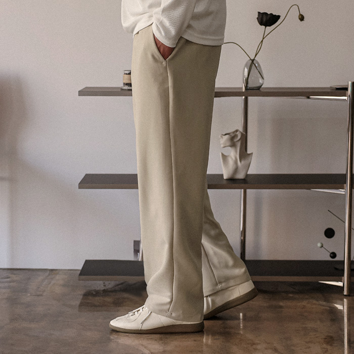 (L-5XL)<BR>고린드로 standard fit Banding Slacks