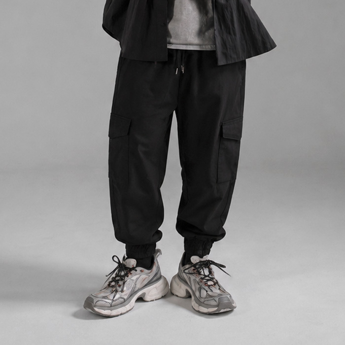 (L-4XL)<BR>넛찌 Banding jogger pants <br><font color="#660616"><B>*Select length (Basic,Long+10cm)</B></font>