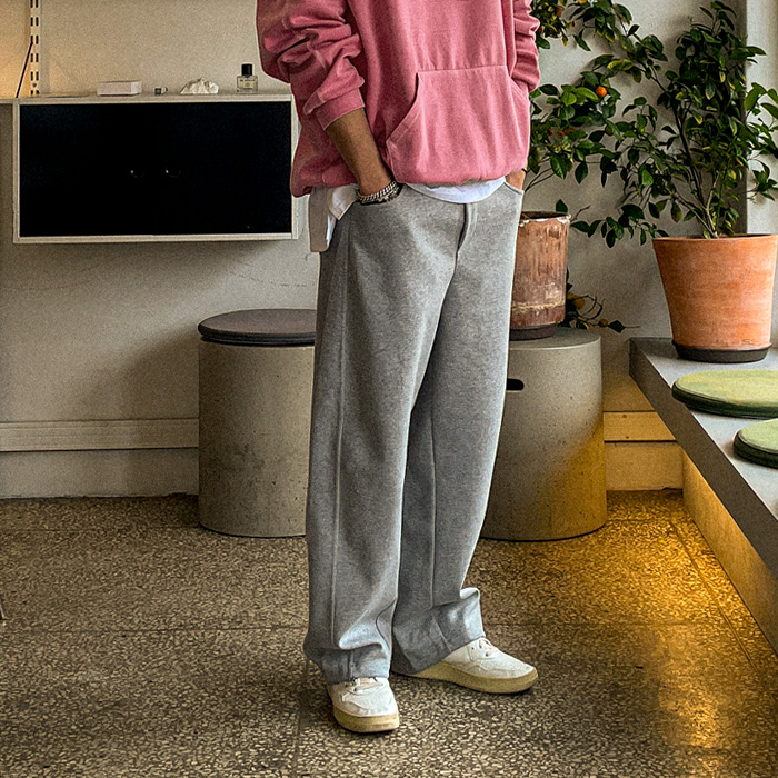 토나리코 Semi-wide fit banding pants