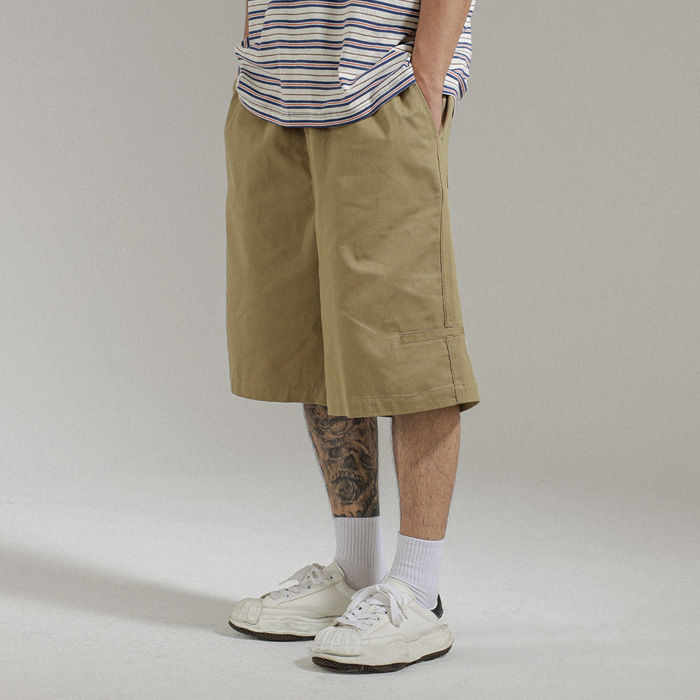 (XL-6XL)<BR>할러프 Bermuda Banding Shorts