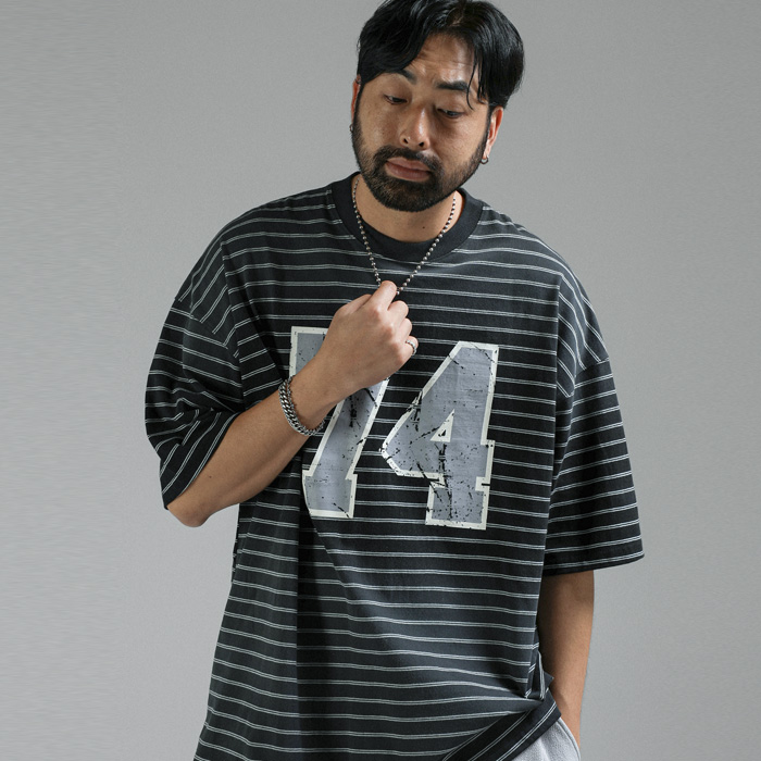 슈샨 stripe Short T shirts