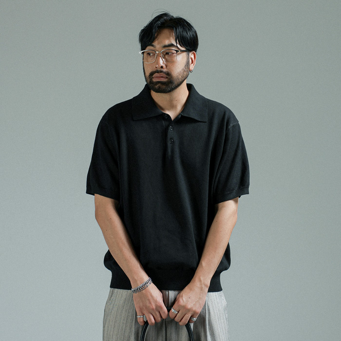 (XL-5XL)<br>코말라 short-sleeved collar knitwear