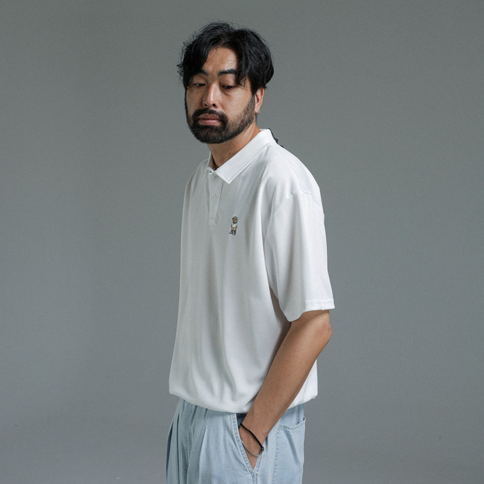 <font color="#FF0000">[Big ing EVENT product]</font><br>(L-7XL)<br>베어타운 넣은척 Embroidery short-sleeved collar T-shirt