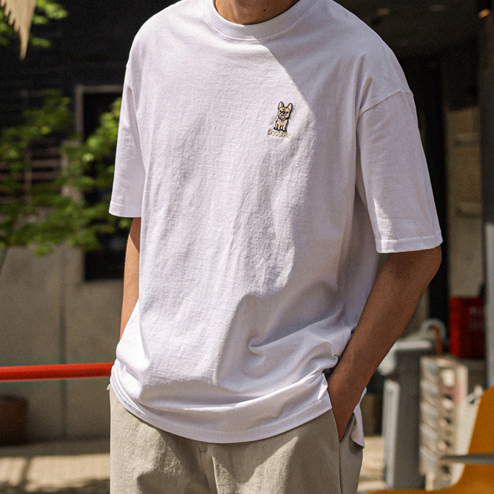 <font color="#cc4533">★오까네데이★</font><br>(L-7XL)<BR>퍼피크루 Short T shirts