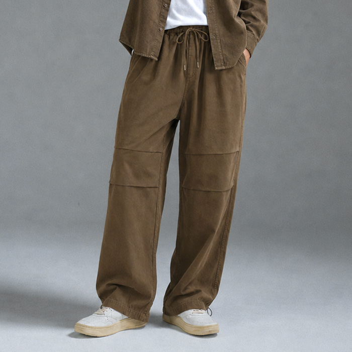 (L-7XL)<BR>아타포 Semi-wide fit banding pants