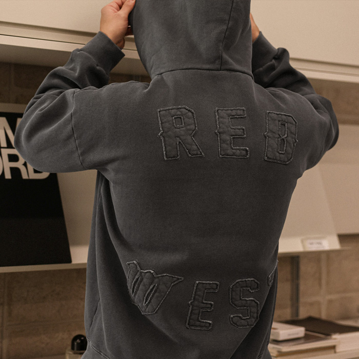 (XL-6XL)<BR>빠따니 pigment a fleece hoodie