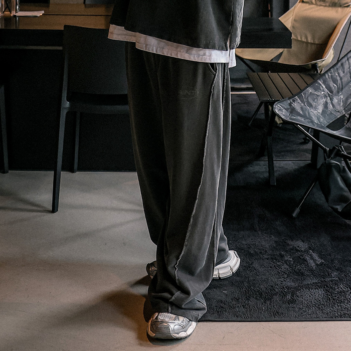 (XL-4XL)<br>미노로트 wide fit pigment banding pants