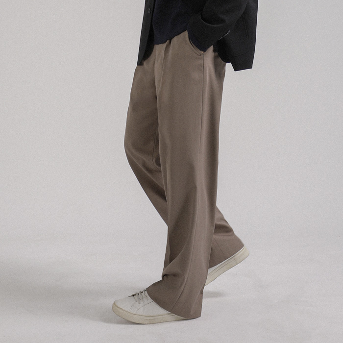 (S-2XL)<BR>두클라 Semi-wide fit Slacks
