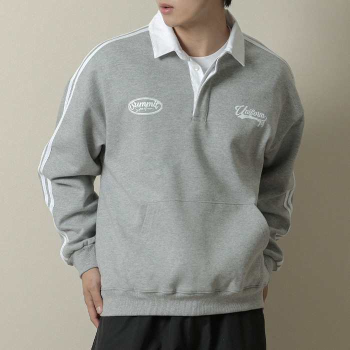 톨레도 collar sweatshirt
