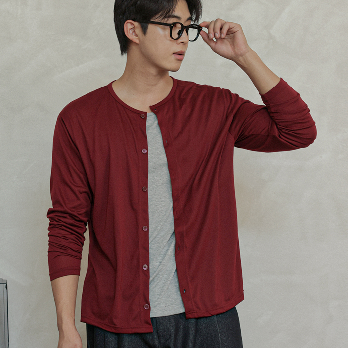 푼탄 layered Cardigan