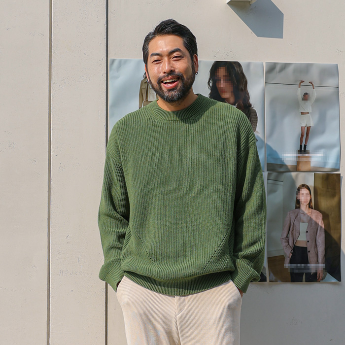(XL-6XL)<br>블러프 Round knitwear