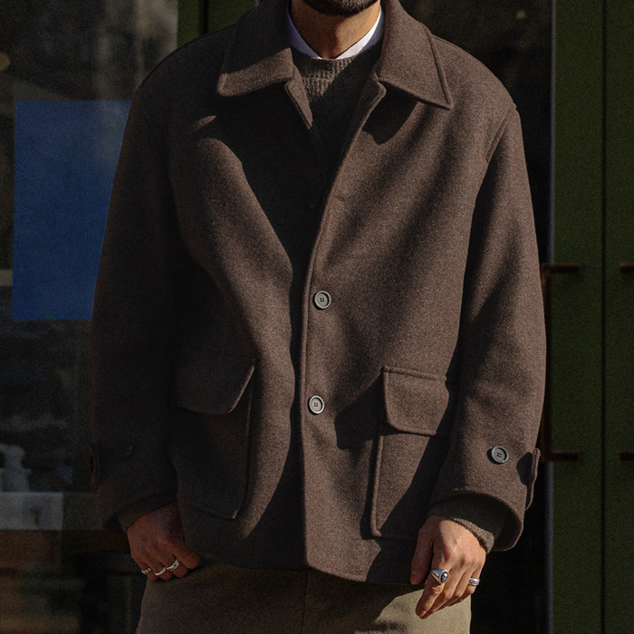 (XL-6XL)<BR>바르나모 Wool 맥코트